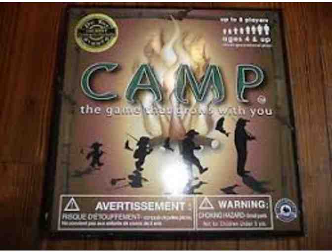 California Bear Plushie and Camp Game Set