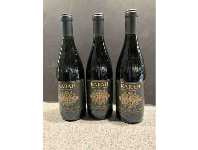 3 Bottles Karah Estates 2015 Pinot Noir Reserve - Photo 1