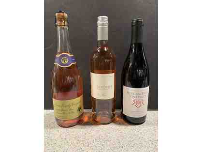 3 Bottles Russian River Valley Premium Wine from Three Small Family Wineries