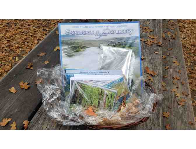 Photo Gift Basket with Calendar and Art Cards by Robert Janover!