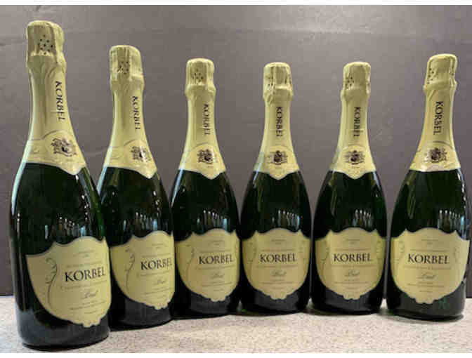 6 Bottles of 2016 Korbel Organic Champagne Brut