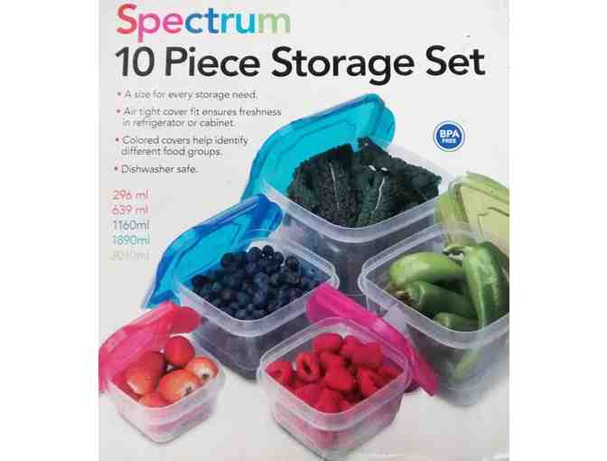 Two 10-piece sets of Food Storage Containers - Photo 1