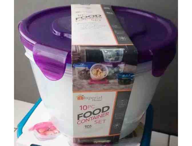 Two 10-piece sets of Food Storage Containers - Photo 3