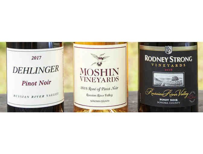 3 bottles Pinot Noir from Russian River Valley Appellation