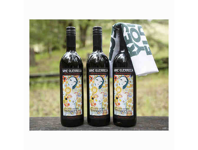 3 bottles 2012 Zinfandel Wine Guerrilla, Conte Vineyard - Photo 1