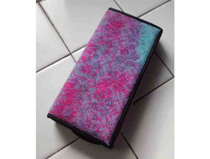 Colorful Bi-fold wallet  - Balinese silk