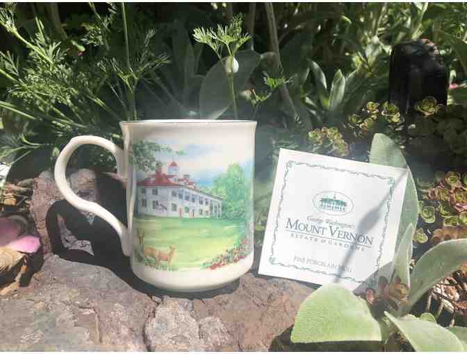 George Washington's Mount Vernon Estate and Gardens Fine Porcelain Mug Cup