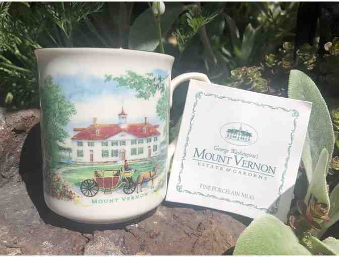George Washington's Mount Vernon Estate and Gardens Fine Porcelain Mug Cup