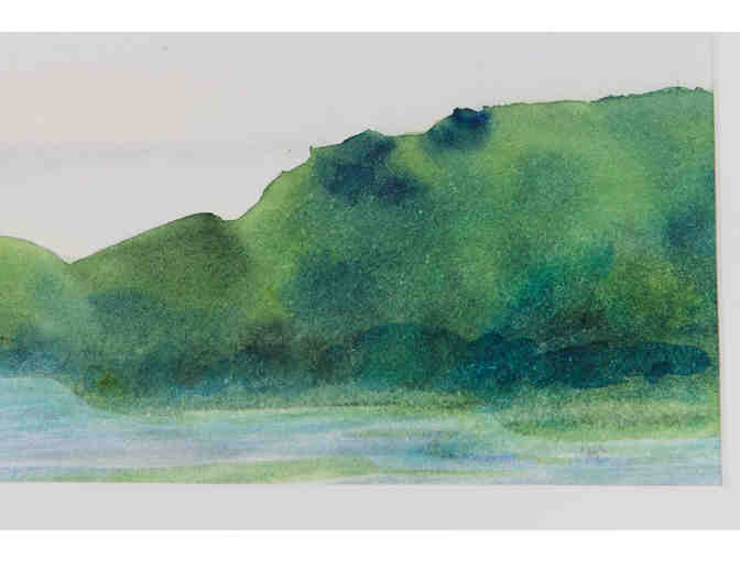 Matted Watercolor by Artist in Residence Allison Spreadborough