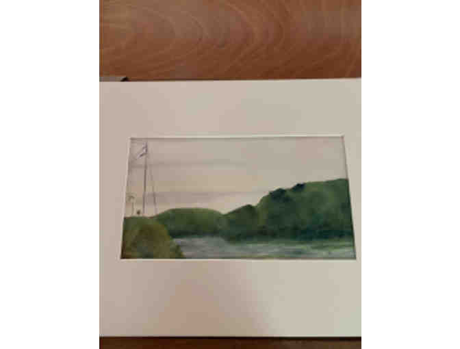 Matted Watercolor by Artist in Residence Allison Spreadborough - Photo 3