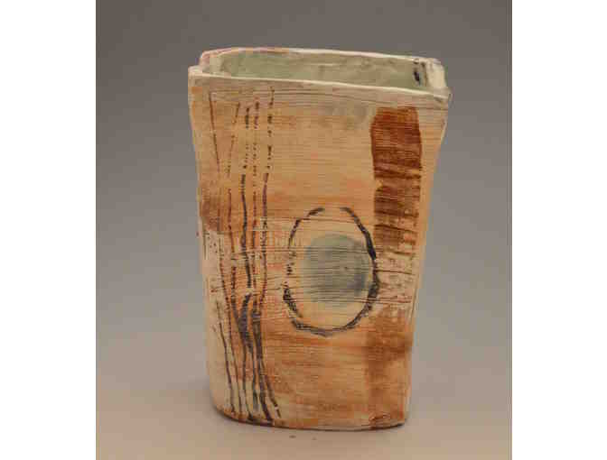 Handbuilt, Soda-fired Vase by Vince Montague