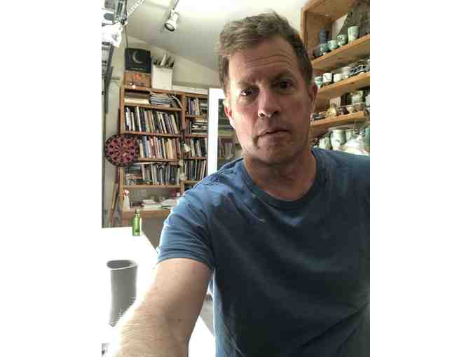 Handbuilt, Soda-fired Vase by Vince Montague