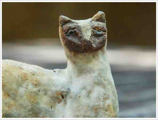 Ursula Fahner Small Cat Statue