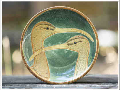 Bristle-Thighed Curlew Plate (Kioea) by Emily Herb