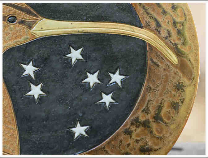 Bristle-Thighed Curlew Plate (Kioea) by Emily Herb