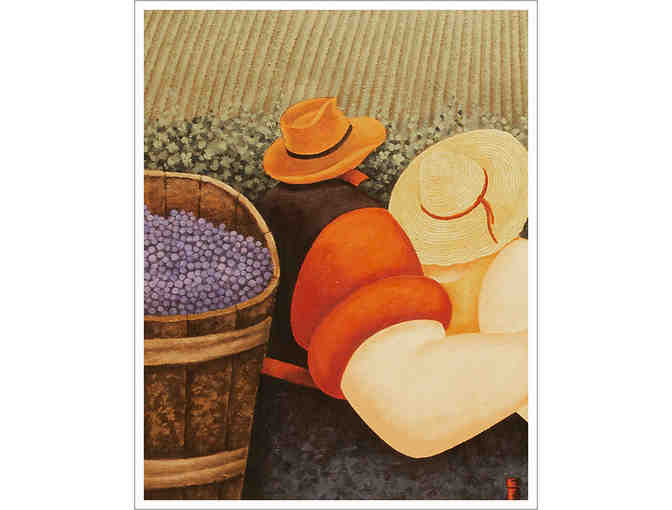 Whimsical Couple in a Vineyard