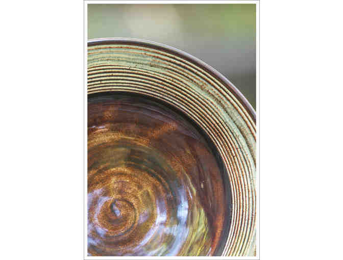 Plate with brown tones by Peter Deneen