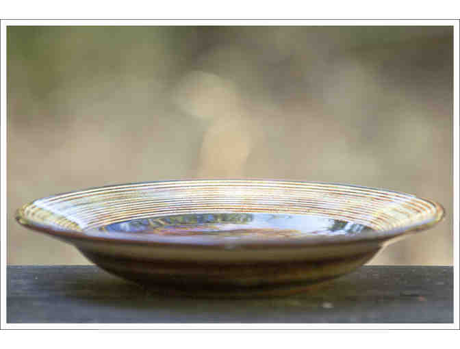 Plate with brown tones by Peter Deneen