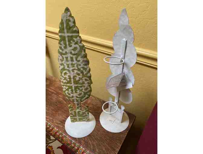 17" Charming Tall Tree Candle Holders - Photo 2