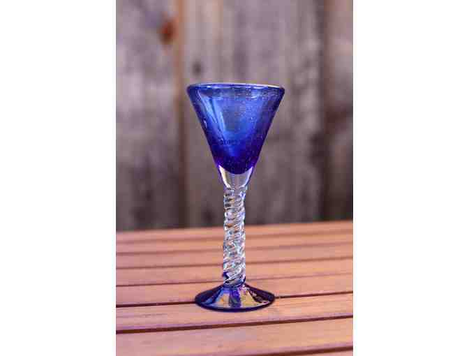 Cobalt Blue Set of 5 Glasses
