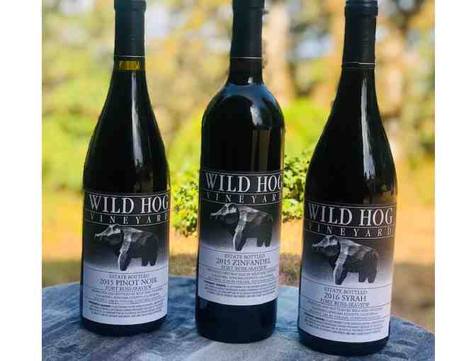 # 2 Trio of Wild Hog Vineyard Wines