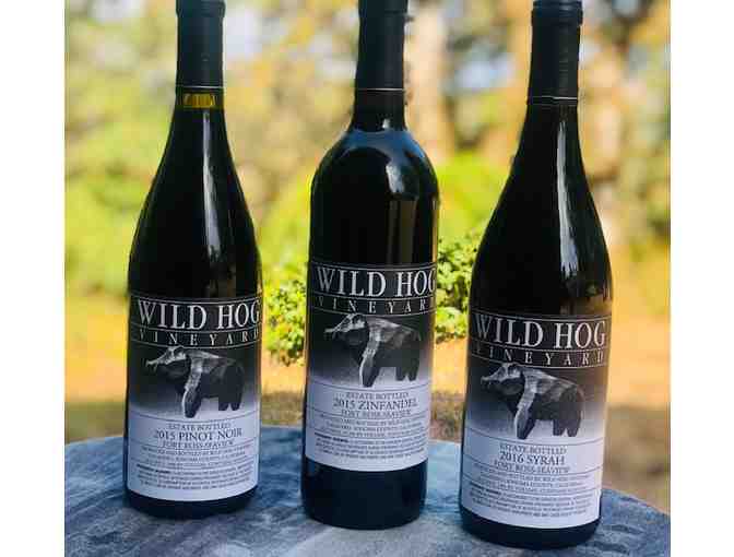# 1 Trio of Wild Hog Vineyard and Winery's Reds