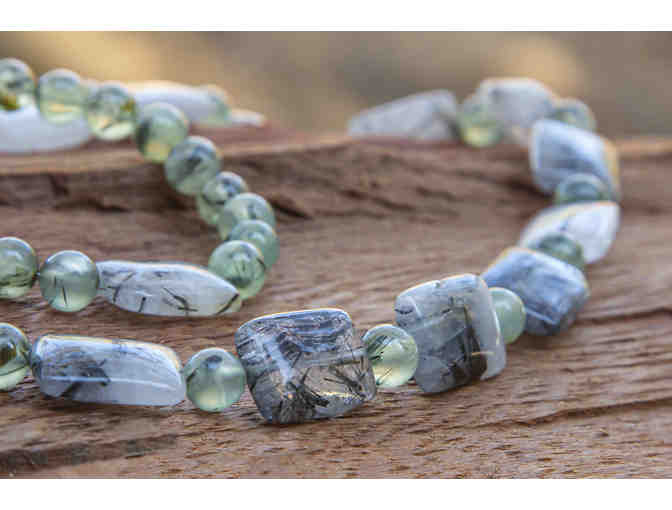 Jewelry - Rutilated Quartz Necklace and Bracelet set - Stunning!