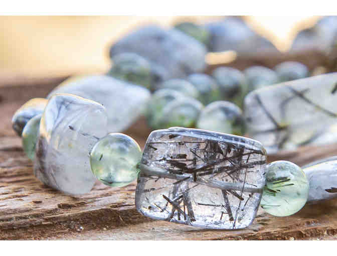 Jewelry - Rutilated Quartz Necklace and Bracelet set - Stunning!