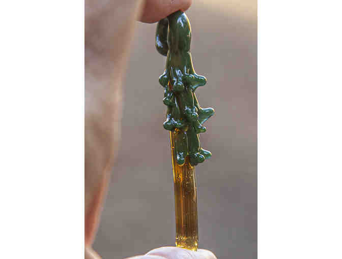 Jewelry - Delicate Mushroom Earrings & Redwood Tree Pendant (set). By Ace Creates