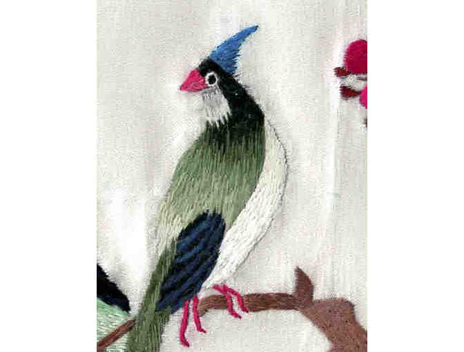 Silk Birds in China (Two Images)