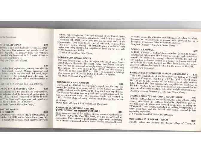 California Historical Landmarks - Collectible Vintage Travel Book