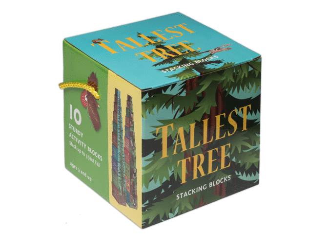 Spark their curiosity: Tallest Tree Stacking Blocks + Tallest Tree Growth Chart
