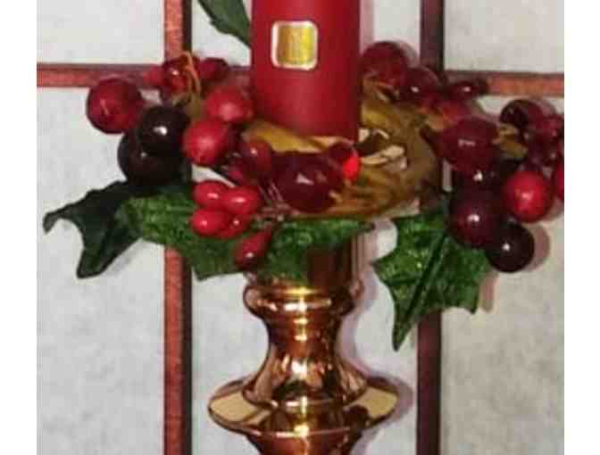 Set of Vintage Brass Candle Holders