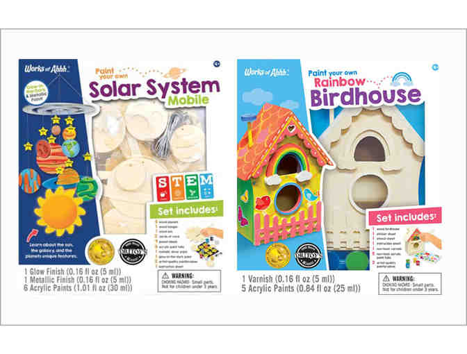 Paint your own Birdhouse and Solar System