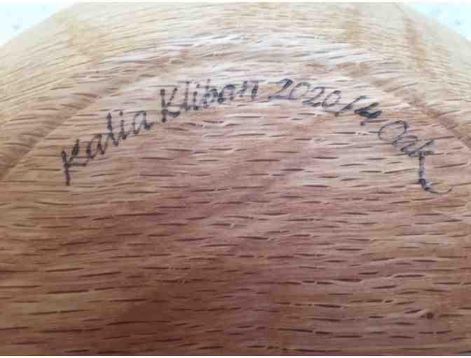 Turned Blackoak Wooden Bowl by local artist Kalia Kliban