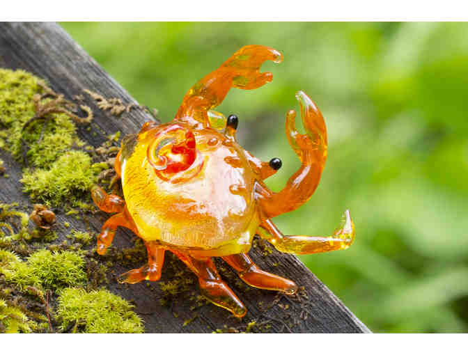Ornaments Hand Blown Glass CRAB and ORCA