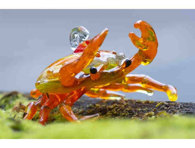 Ornaments Hand Blown Glass CRAB and ORCA