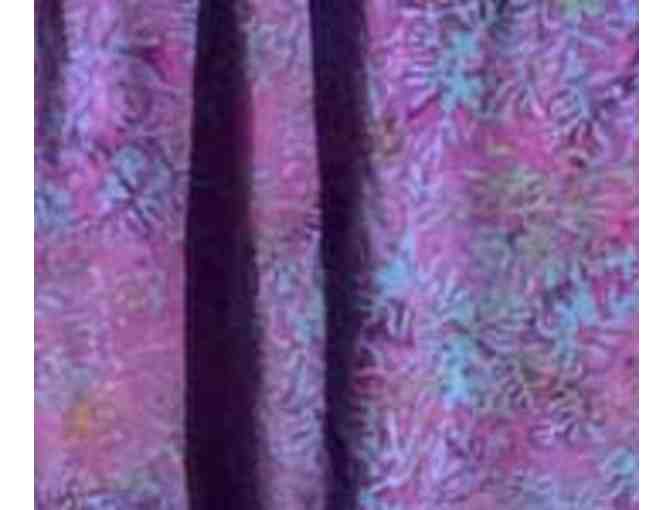 Purple Batik Dress - Made in Indonesia Women's 1X