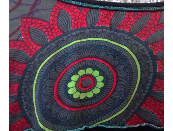 Very cute Black Women's tunic top 'm.i.b' - 1X