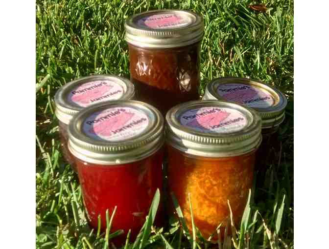 Five Jars of locally made Organic Jams