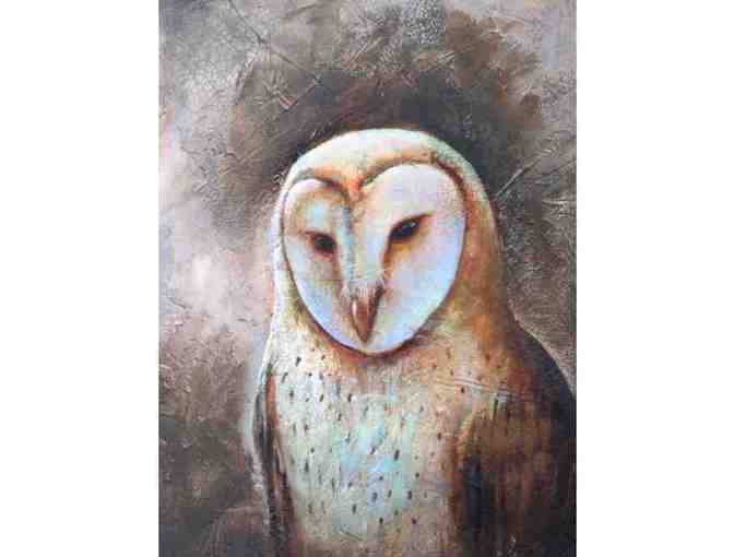 'Barn Owl' Gliclee Print from Original Art -Signed by artist Stacy Schuett