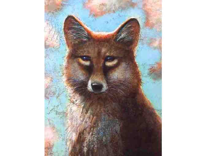 'Observant Fox' Gliclee Print from Original Art -Signed by artist Stacy Schuett