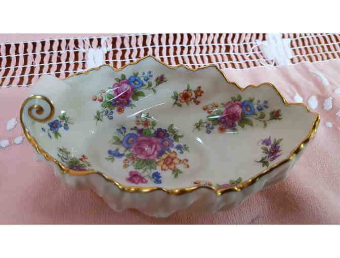 Lenox Gold-Trim Rose Bowl