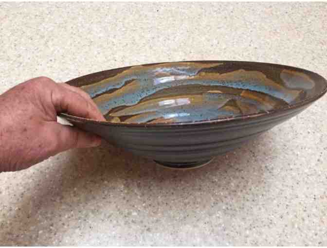 Elegant 14' Hand Thrown Bowl - From Nichibei Potters