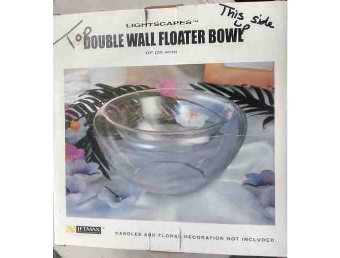 Floating Candle Bowl Holiday Centerpiece