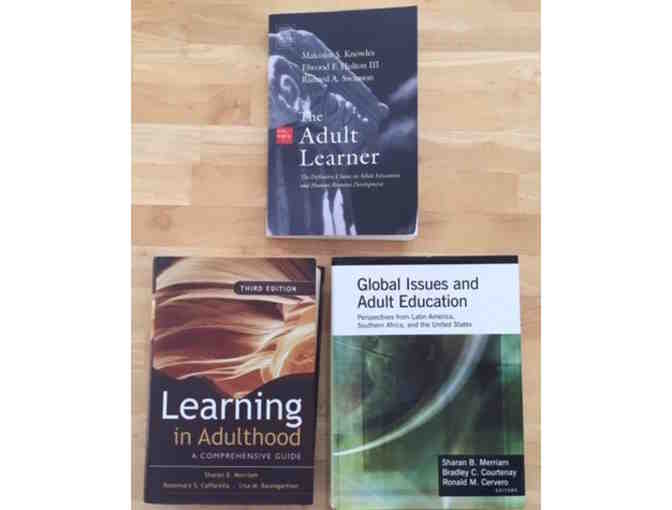 Adult Education Resources - Three books
