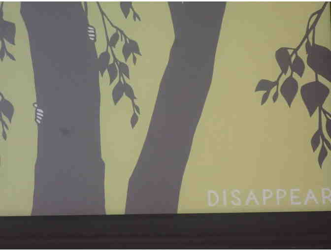 Art: Framed poster: 'Disappear'