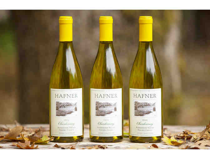 2016 Hafner Chardonnay, three bottles - Photo 1