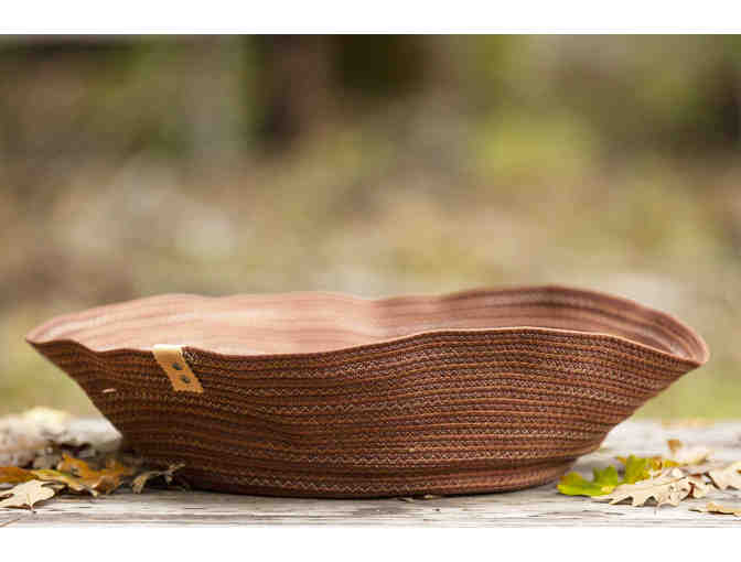 Gray and Brown handmade Baskets, by Artist Kathi Moore