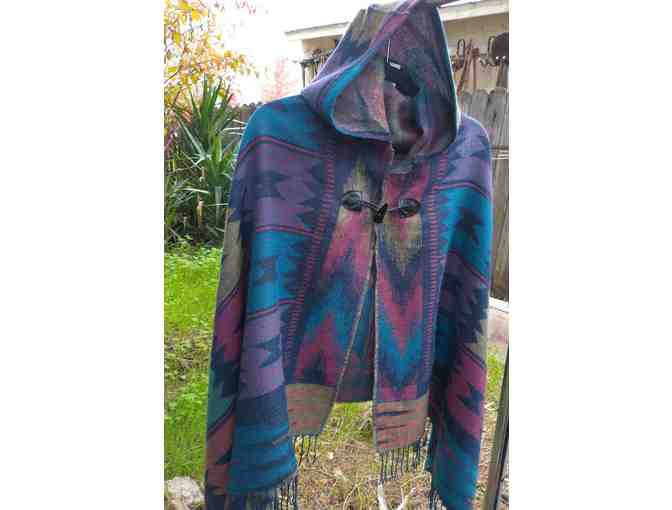 Clothing: Soft, Luxurious hooded shawl-Poncho